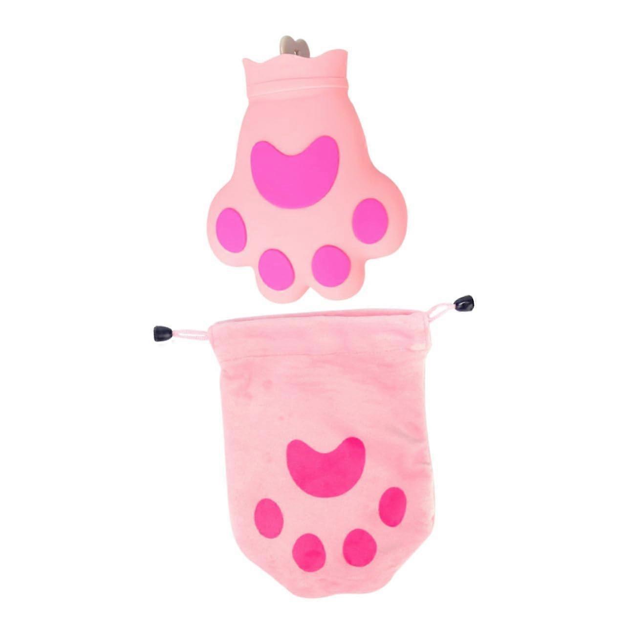 1 piece Cat Paw Cooling Pack, Creative Ice Pack for Hot and Cold Applications, for Travel and Emergencies, Pink