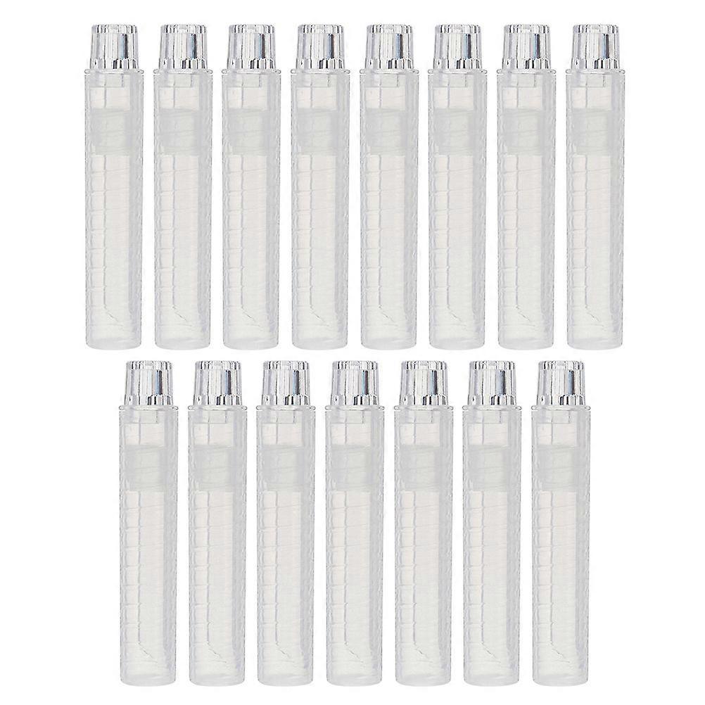 15pcsプラスチックチョークカバー防塵チョーククリップホルダー収納ホルダー