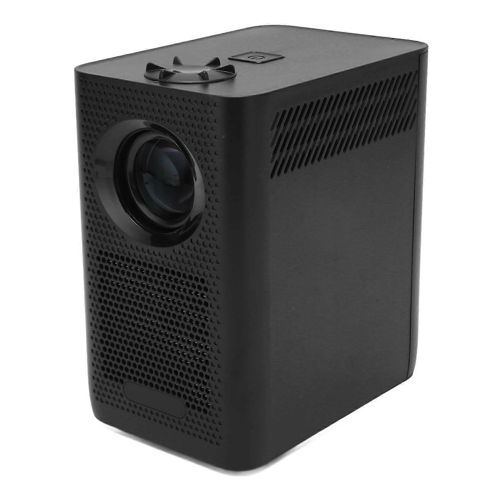 Smart Portable Projector 1080P 4K Decode 2GB+8GB Black US Plug