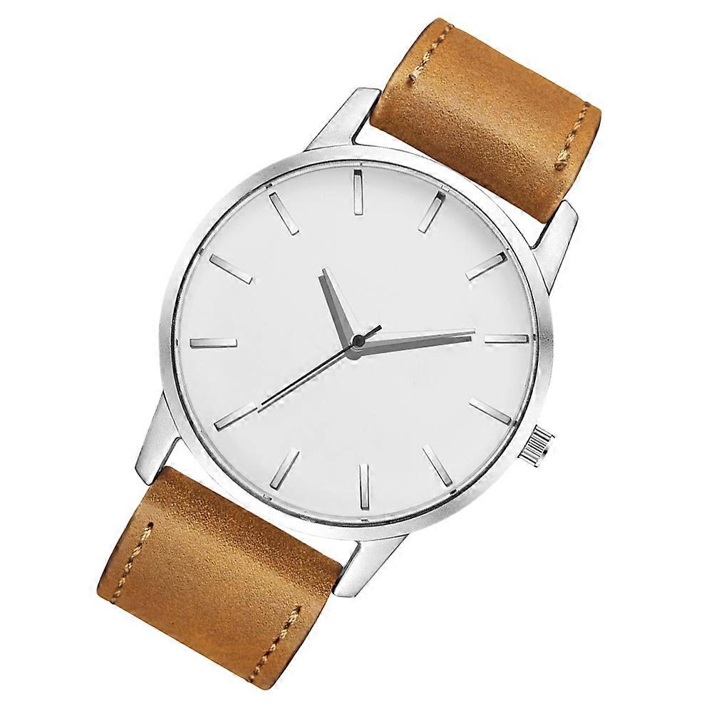 Men Wristwatch Businessmen Casual Watch Male Belt Watch Durable Watch for Men