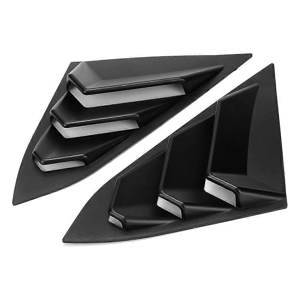 ABS Plastic Window Vent Slats With Strong Adhesive For 2016-2019, Adhesive Backed Side Window Sliders