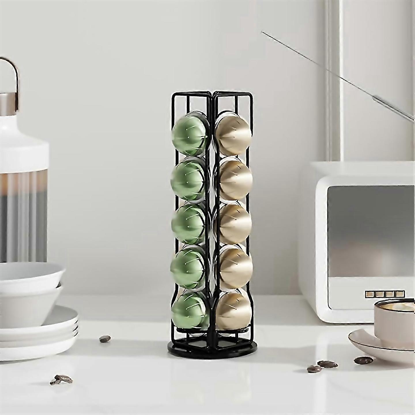 For 20pack Coffee Organizer Display Rack For Vertuolineblack