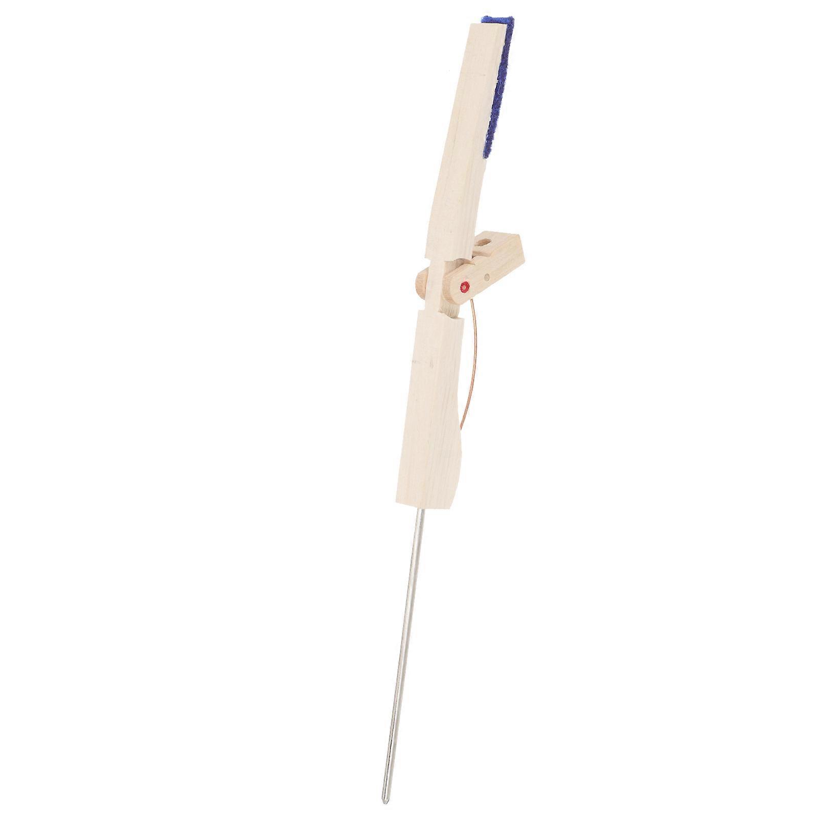 Piano Mute Stick for Piano Use Made of Wood and Felt Blue Color Portable Size 6.5 inches