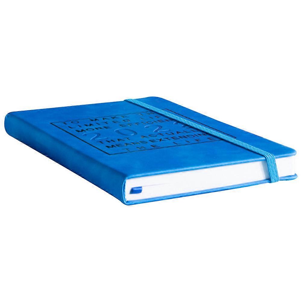 Blue Paper Efficient Planner with Comfortable Design for Decor and Gift 5.5 x 8.5 inches