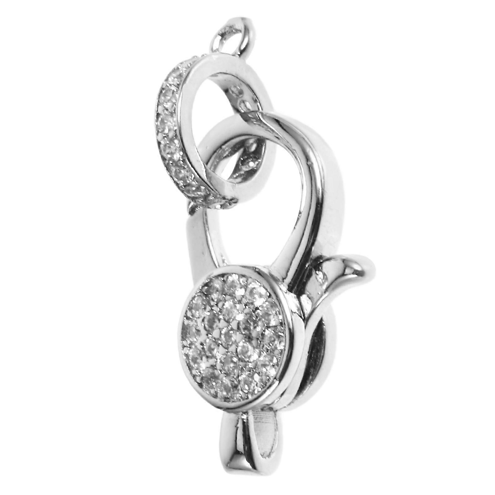Dragon Claw Lobster Clasp Metal Jewelry Making Opening Ring Silver