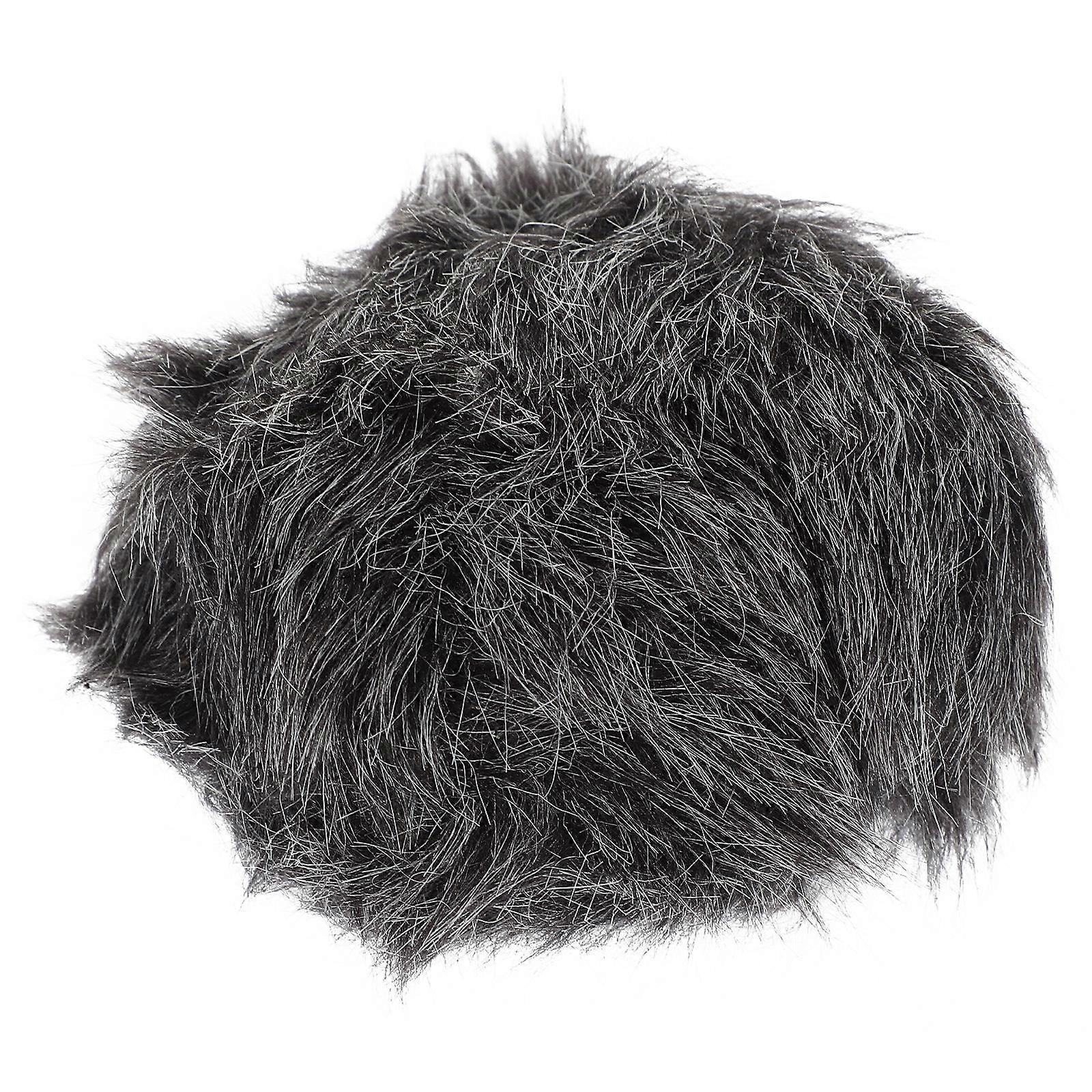 Thickened Plush Microphone Cover Dustproof Reusable Mic Shield for KTV Studio Recording Comfortable and Washable Fluffy Mic Protector
