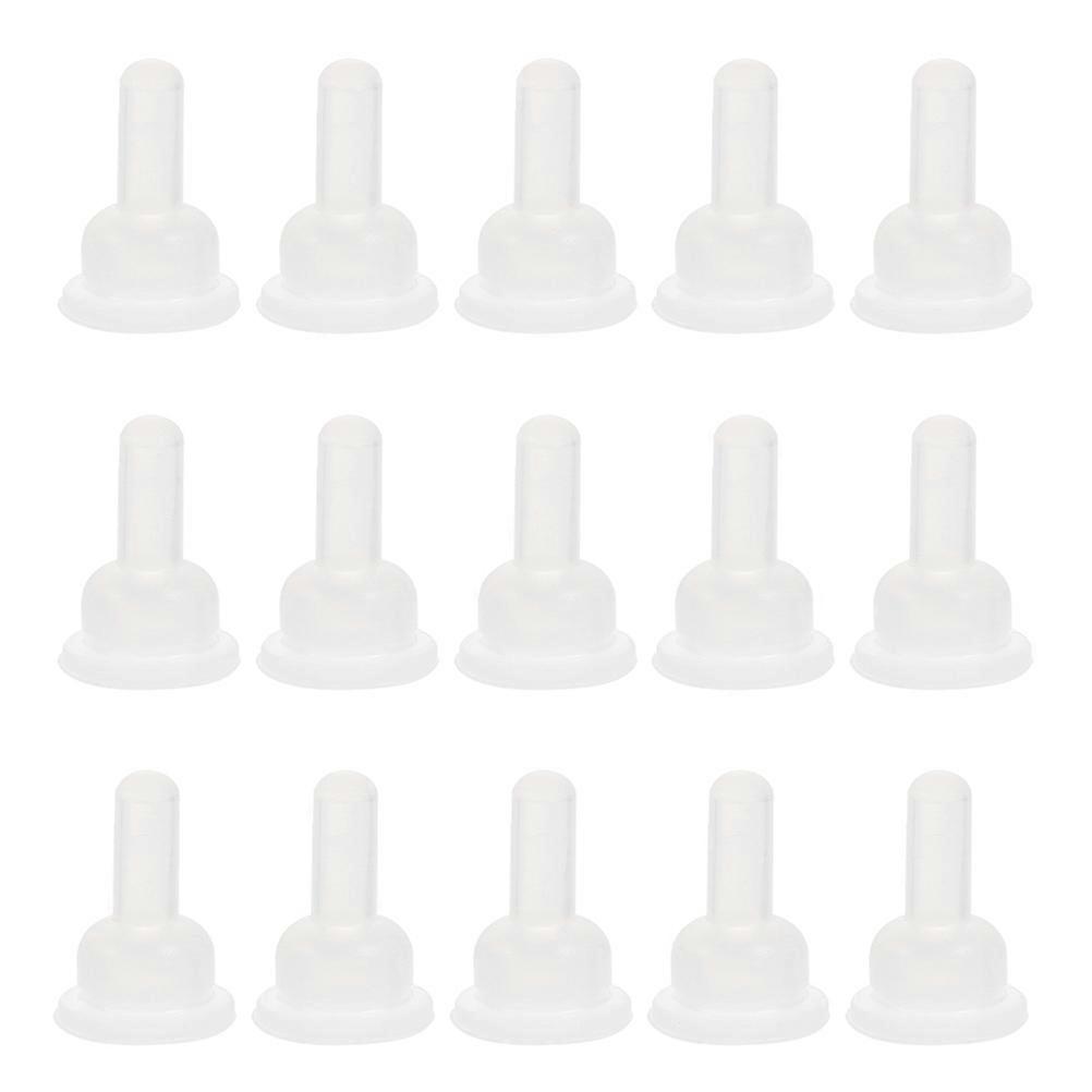 50pcs Silicone Pet Feeding Nipples, Flexible Nursing Teats for Kittens, Rabbits & Small Pets, Gentle on Gums, Easy to Clean & Durable for Versatile