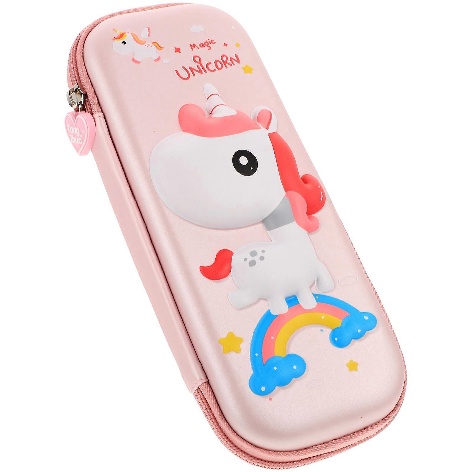 Children's Stationery Storage Bag For Artists Simple Design Makes It Great For School Use Available In Pink 1Pack