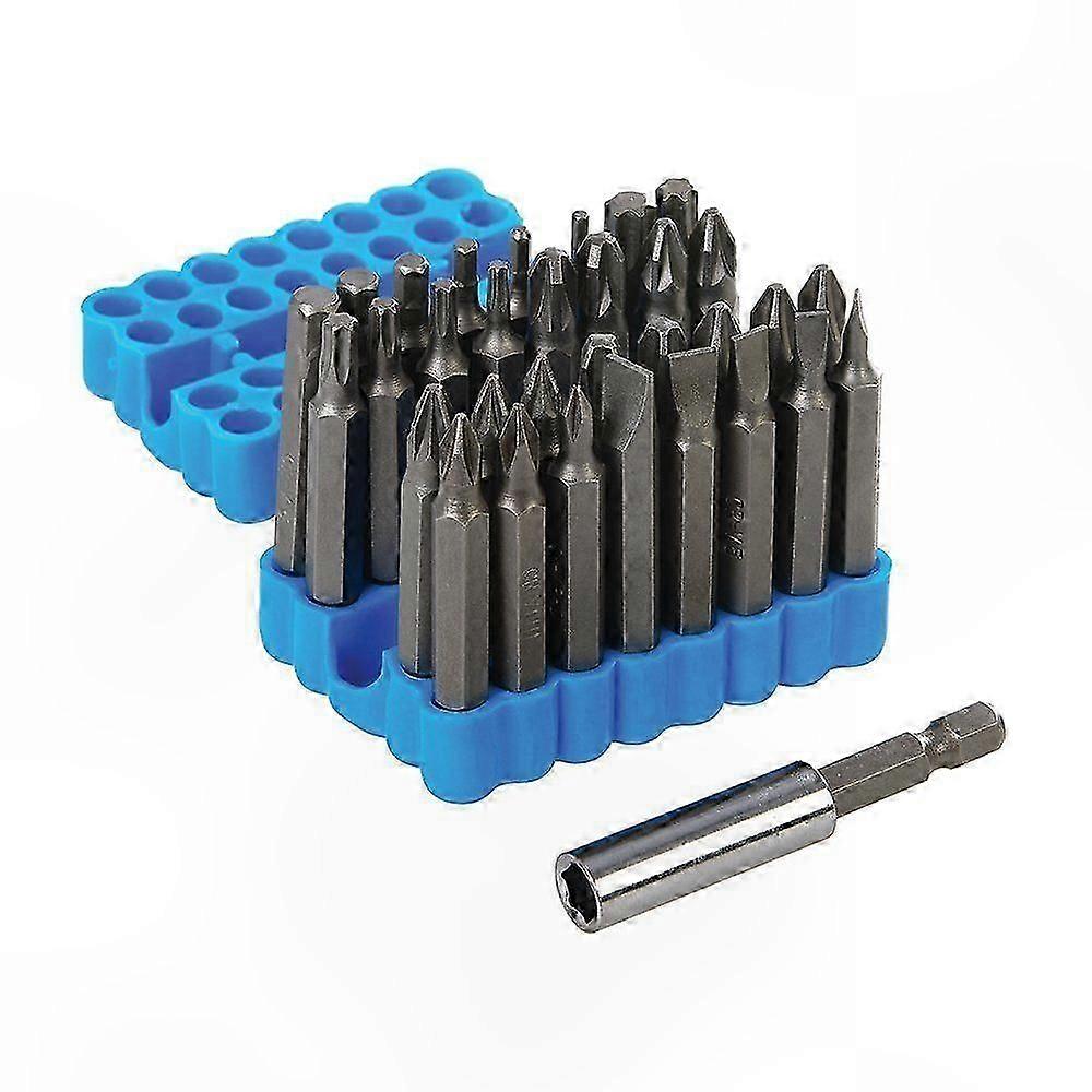 33-Piece Screwdriver Bit Collection for Various Tools