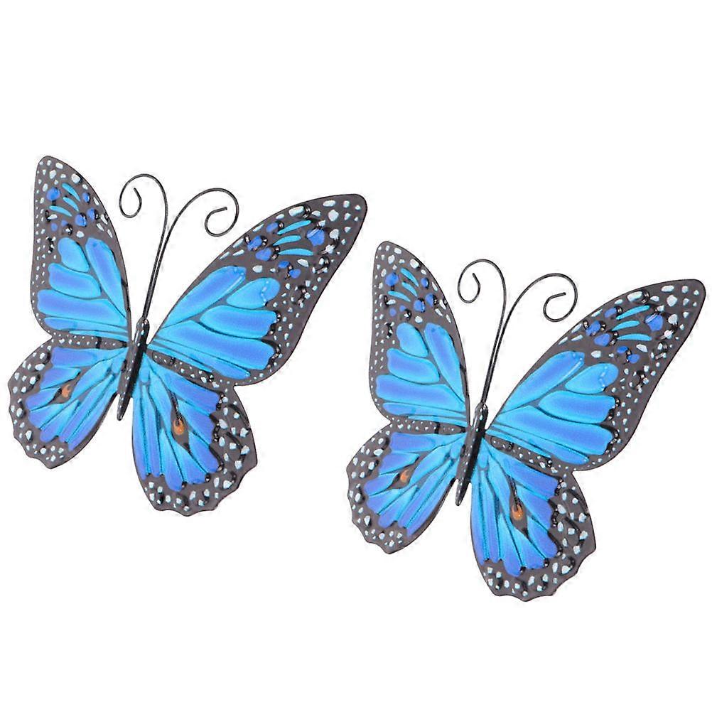 Wall Garden Decor 2Pack Simulated Butterflies Home Decor Perfect For Party Ornament With Stylish Butterfly Shape For All Occasions