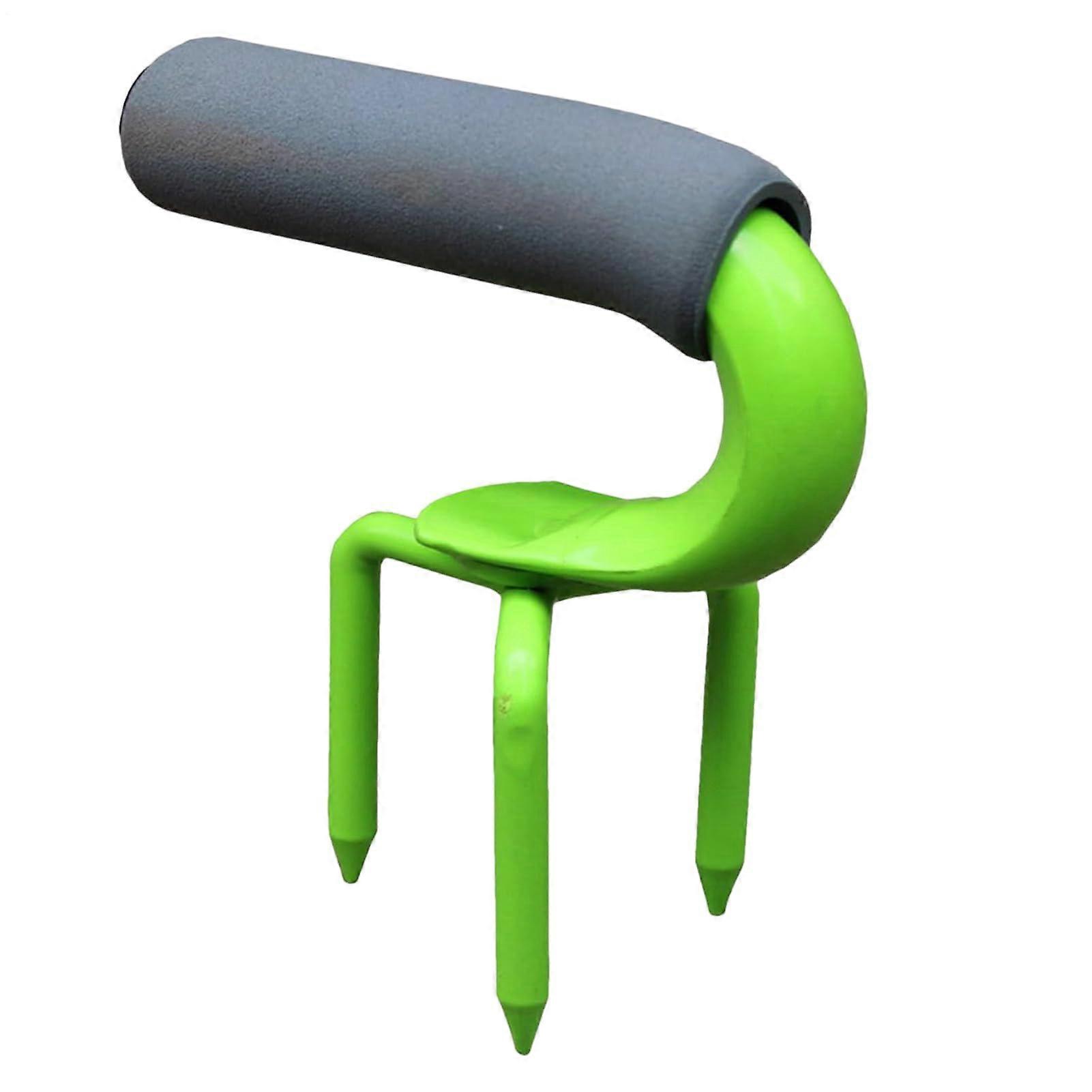 Garden Claw Hand Tool Ergonomic Handle Small Hand Rake For Soil Loosening Manual Weeder Tool For Yard Green