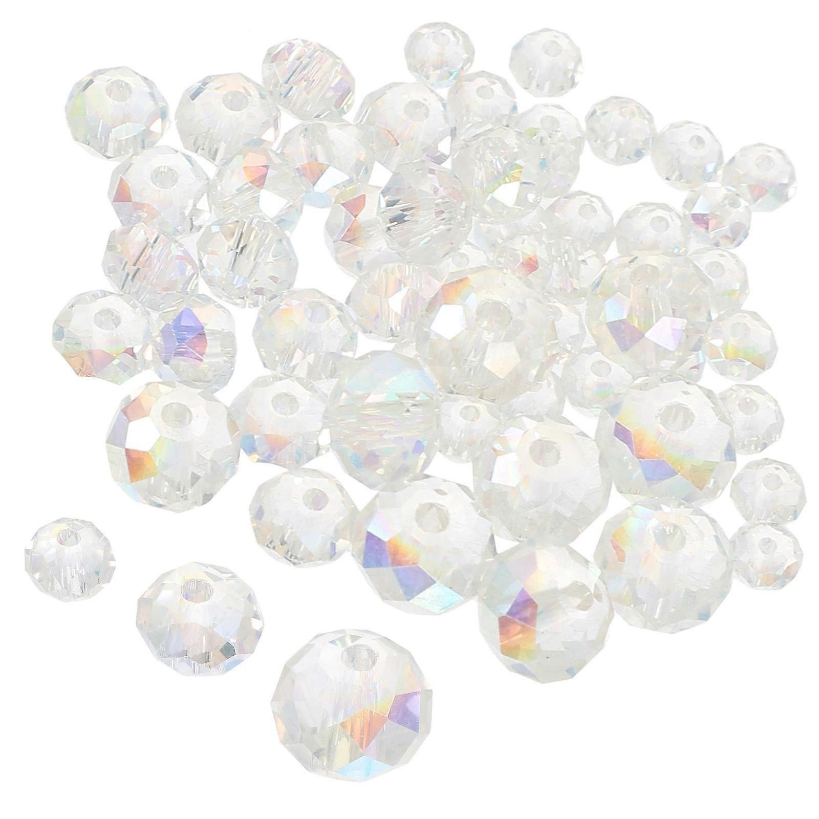 Flat Bead Assorted Style Glass Beads Ideal For DIY Bracelet And Earring Making For Friends And Family 60Pcs