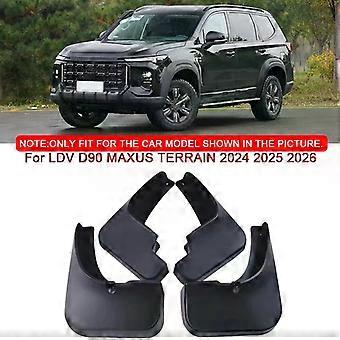 For LDV D90 MAXUS TERRAIN 2024 2025 2026 Car Styling Car Mud Flaps Splash Guard Mudguards MudFlaps Front Rear Fender Accessory-xj