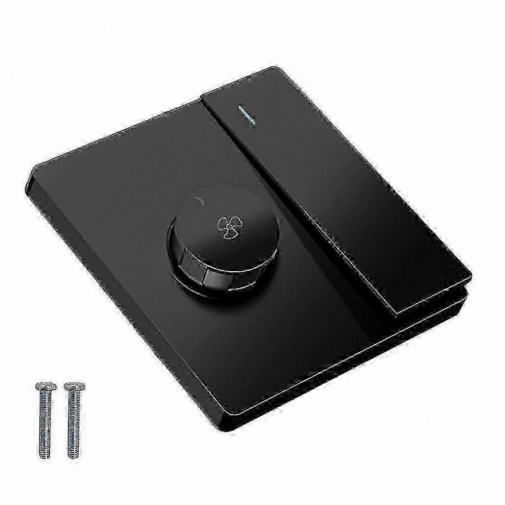 Ceiling Fan Speed Controller with Adjustable Dial Knob for Wall Mount