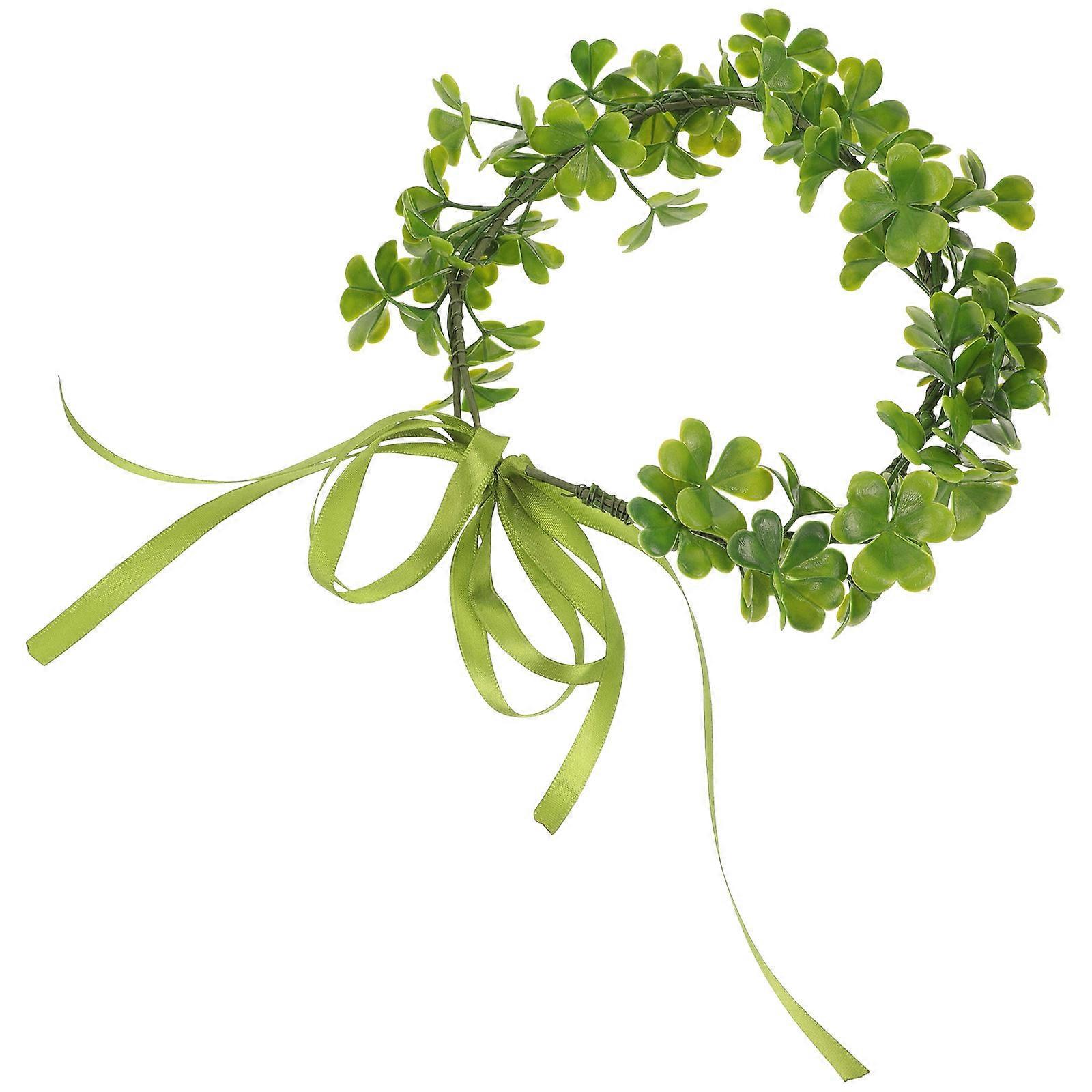 Unique Green Shamrock Headband for Women Comfortable St Patricks Day Decoration Adjustable Size
