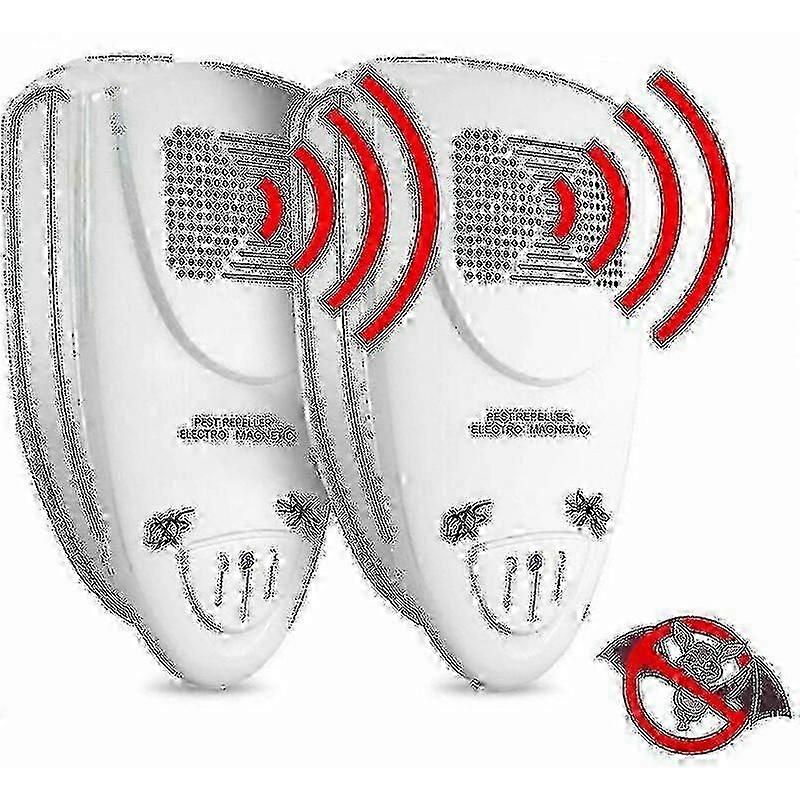 2 Pack Ultrasonic Bat Repeller Get Rid Of In 72 Hours Cisea