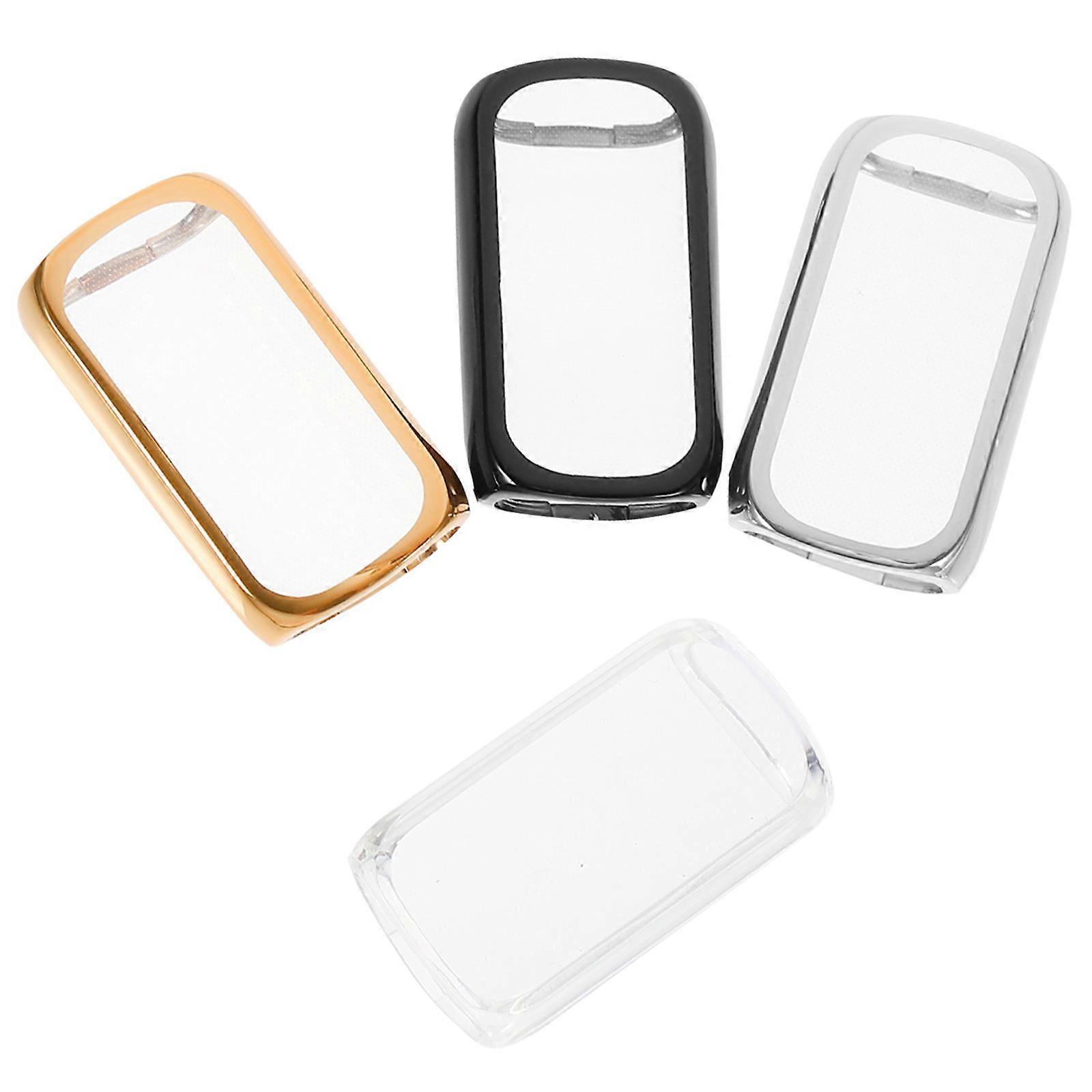 4pcs TPU Watch Edge Protective Covers for Stylish Bumper Shells Durable Easy Installation Unique Watch Decor