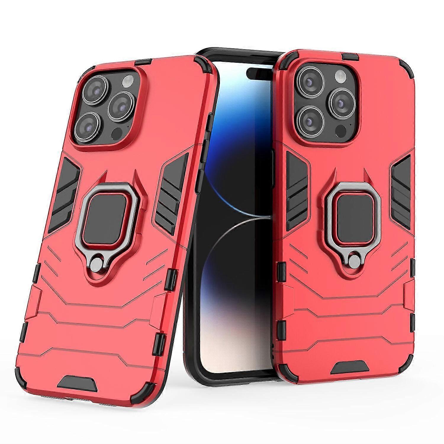 Shockproof Magnetic With Ring Stand Cover Case F
