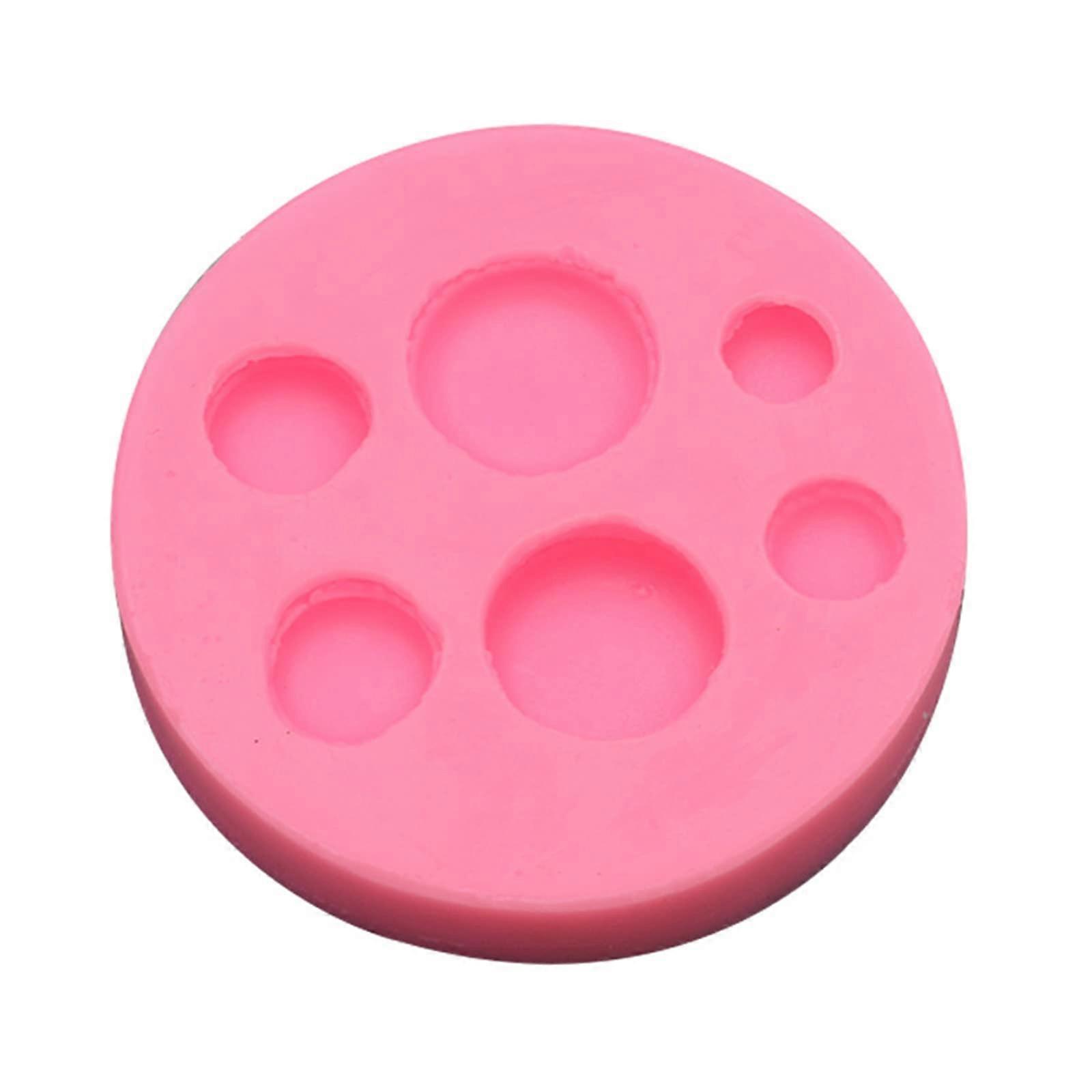 3D Macaron Baking Mould Silicone Cake Decorating Mould for Handmade Cakes, Soaps, and Fondant in Various Sizes
