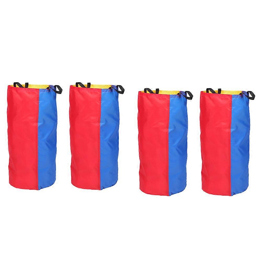 Potato Sack Race Bag For Kids Outdoor Game Fun Jumping Props 4Set Assorted Color Ideal For Team Building
