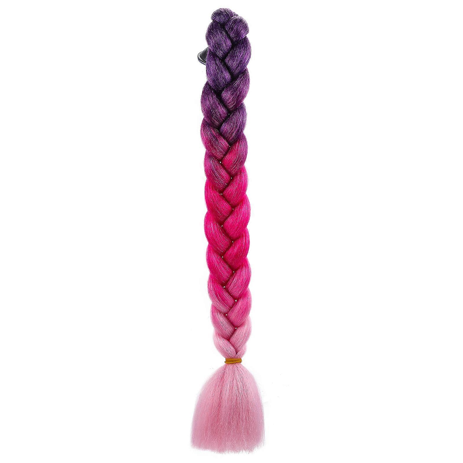 Pigtail Wig for Braid Ponytail Hair with Suction Cup
