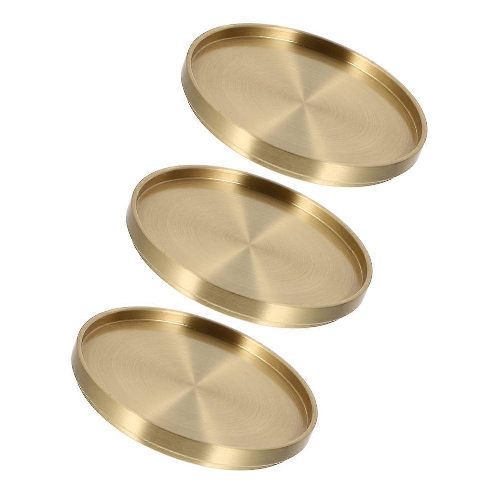 3pcs Decorative Cup Coasters High Temperature Resistant Table Mats for Home Restaurant Cafe Use with Water Cups Teas and Coffees
