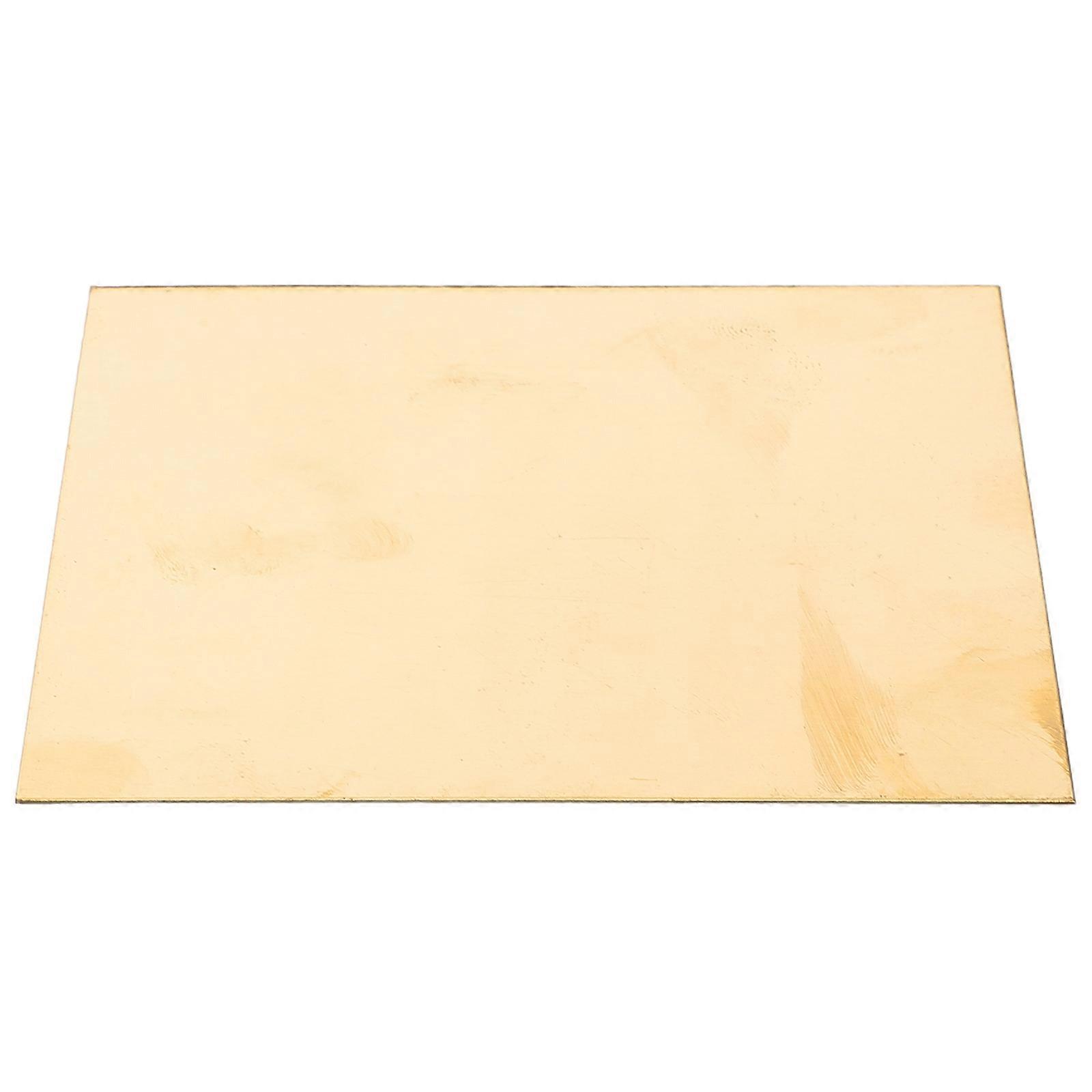 Brass Plate Brass Material Ideal For DIY Projects Electrical Components With Compact Style 1Set