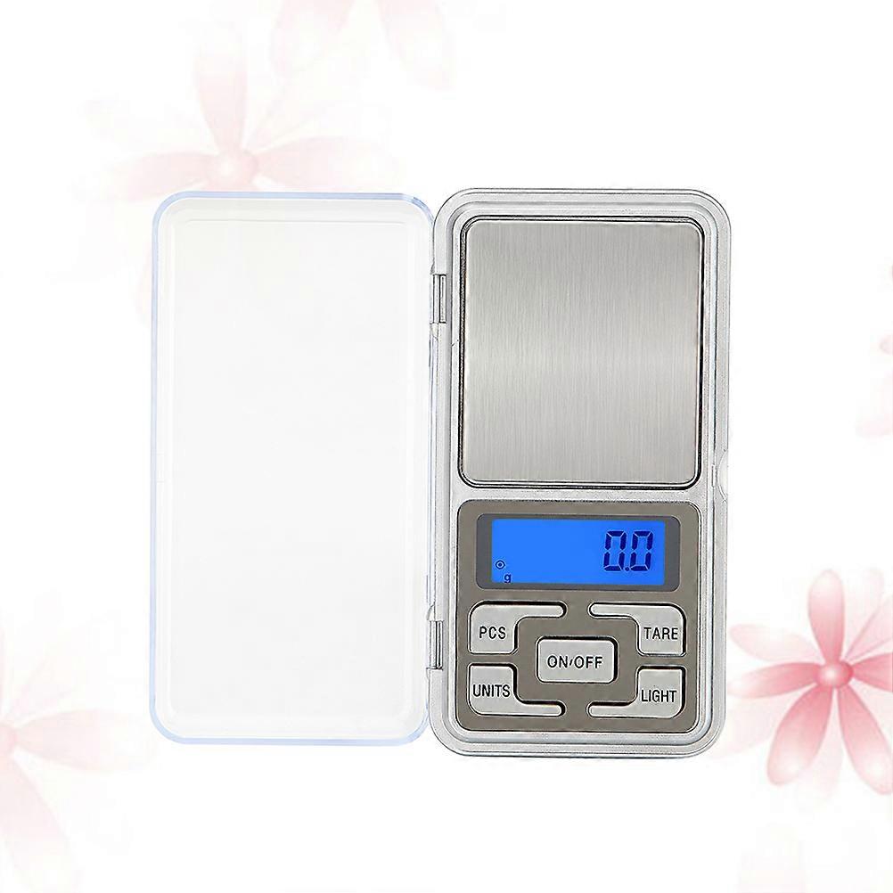 Mini Electronic Jewelry Scale 200g 0 01g High Precision Scale Balance for Accurate Measurement Silver