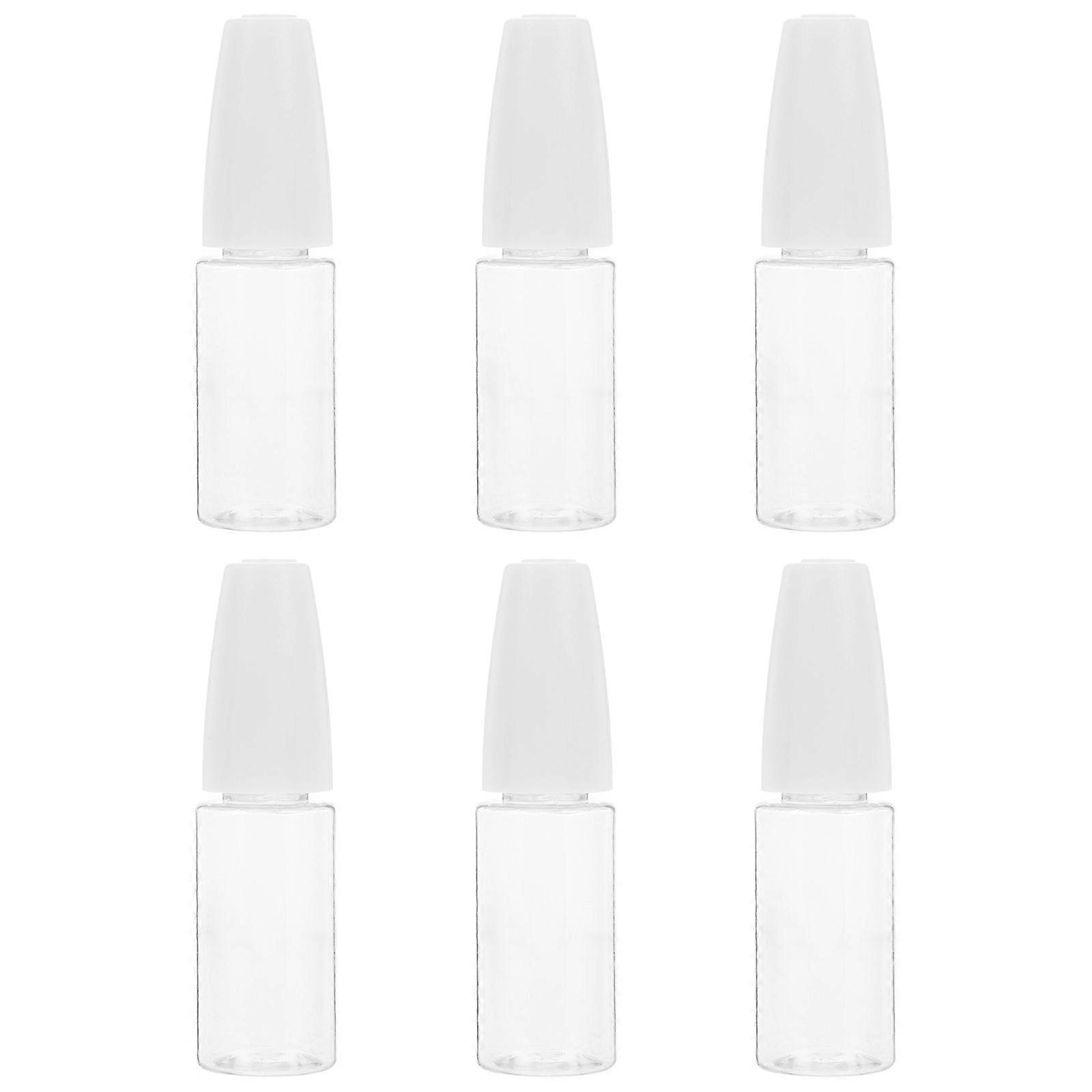 6pcs Precision Needle Bottle Applicators with Fine Tip Leak Proof Squeeze Dispenser for Essential Oils, Fragrances, and Medications – Portable &