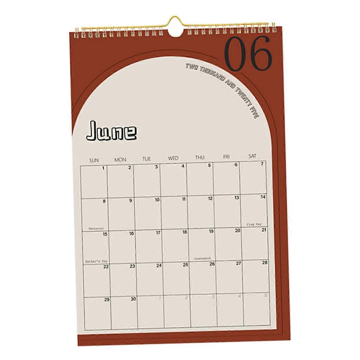 Wall calendar for home and office months quality colorful design for family planning and organization