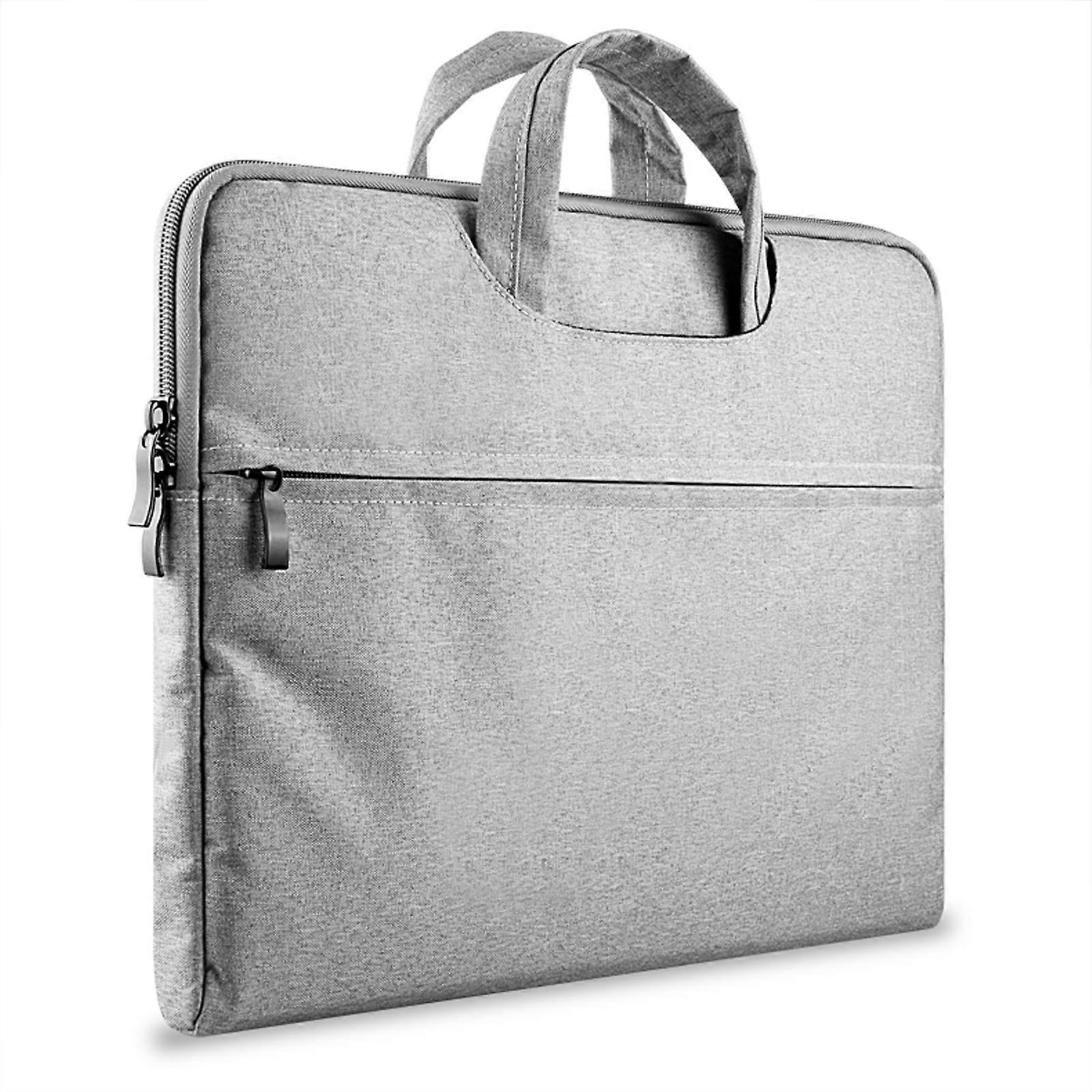 Laptop Bag Notebook MacBook Tablet Bag with Inner Padding, Zip and Carry Handle, gray 42 X 30 X 2 CM