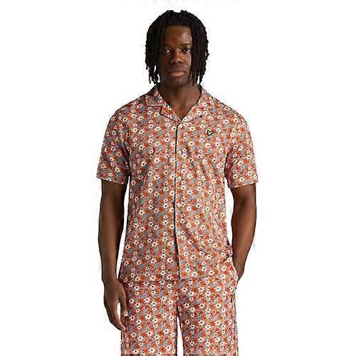 Lyle & Scott Mens Floral Pattern Resort Shirt