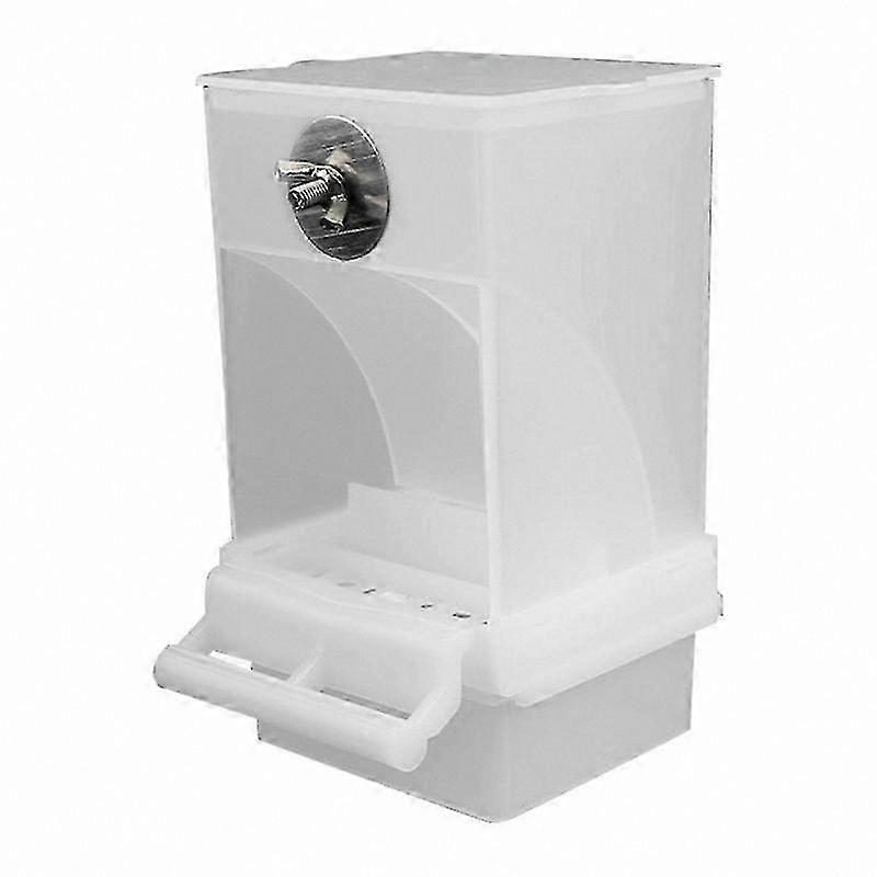 Automatic Bird Feeder with Seed Container for Small and Medium Parakeets