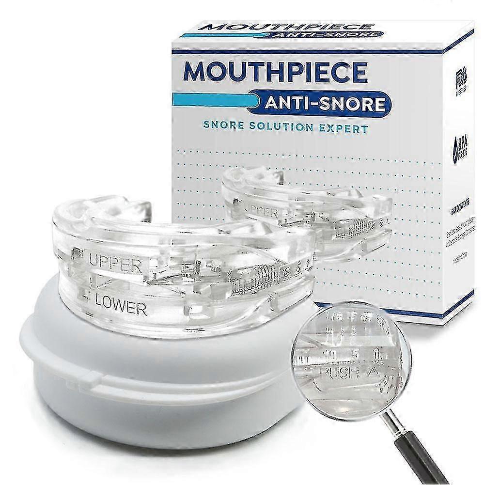 ANTI SNORING MOUTH GUARD, Device Sleep Aide Adjustable Mouth-Free Buds,Xmas Gift
