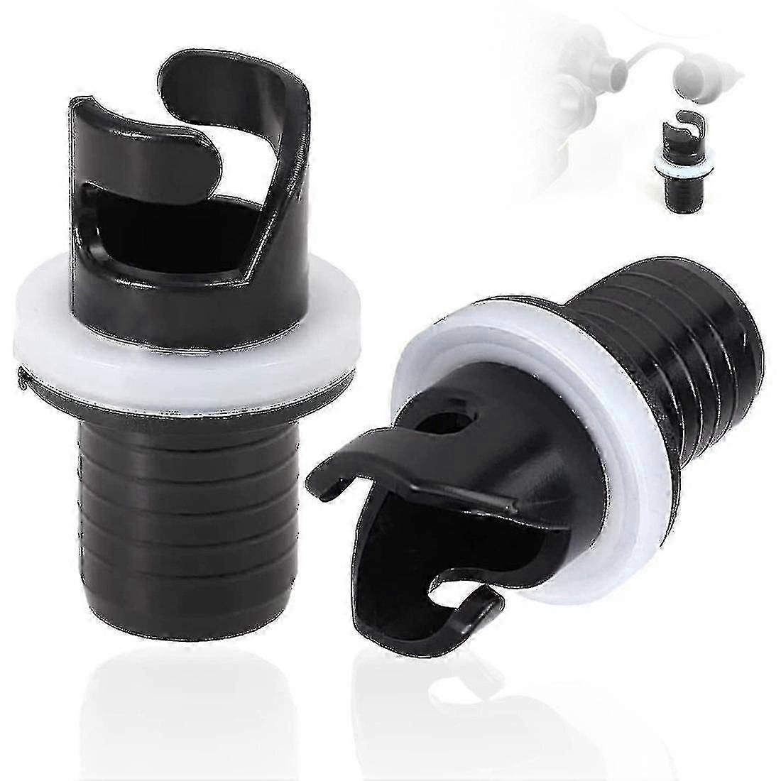 Boat Foot Pump Hose Adapter, H-r Valve Kayak Adapter Inflatable Boat Valves Hose Adapter Connector,2-FCY