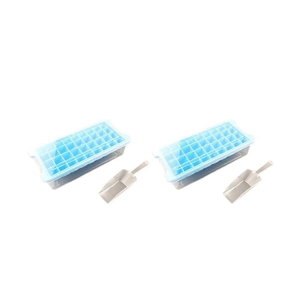 Mini Ice Cube Tray for Freezer: Small Ice Cube Tray for Freezer with 36 Easy Release Cube Ice Trays