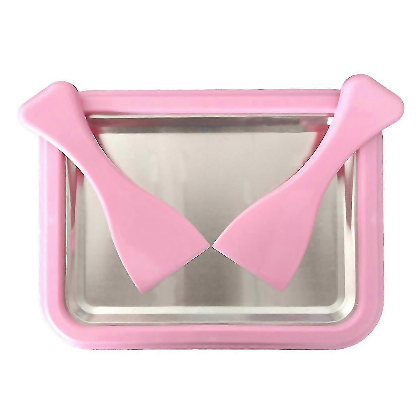 For fried yogurt machine homemade mini fried ice machine Pink