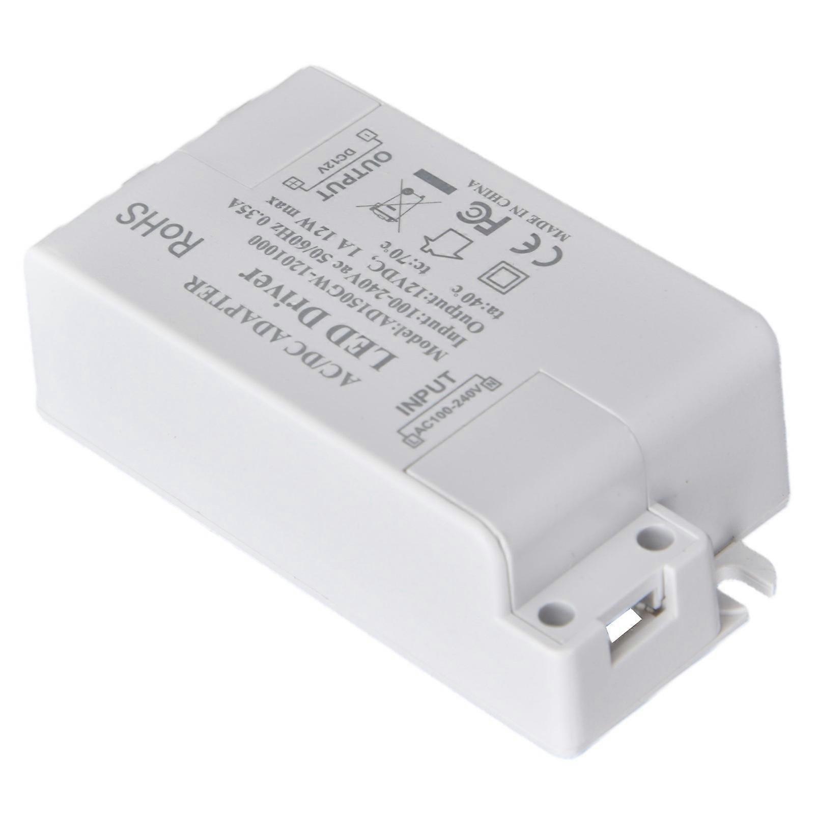 LED Drive Power Transformer LED Drive Power AC100‑240V/0.35A DC12V/1A 12W for G4 MR11 MR16