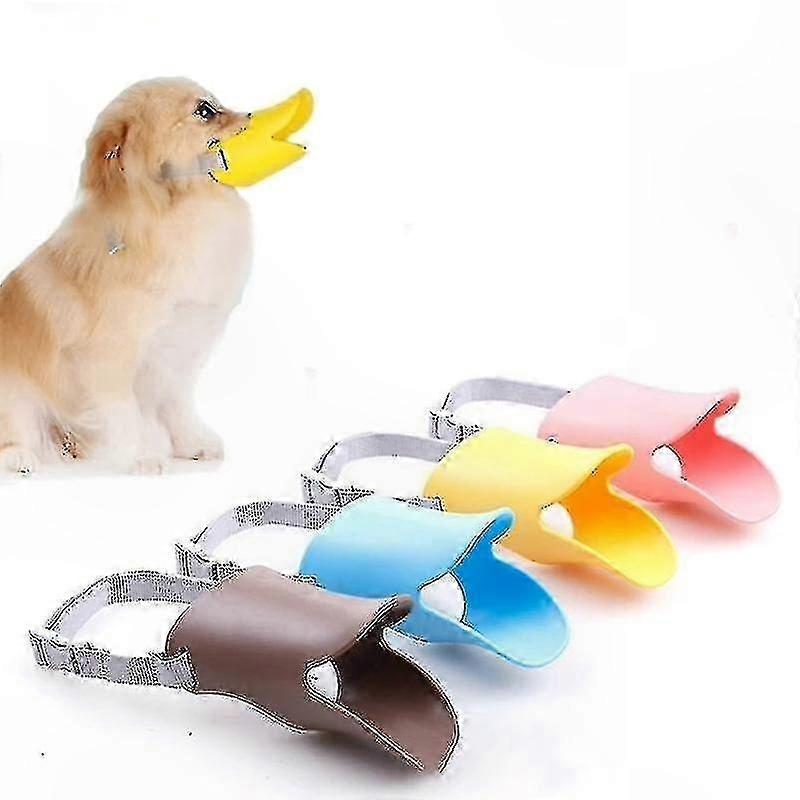Large Dog Breathable Muzzles Prevent Biting and Barking Chew-Resistant Puppy Duckbill Covers Pet Accessories