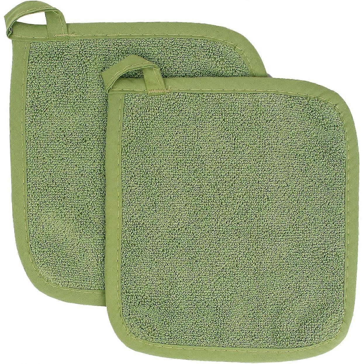 2 Pcs Heat Resistant Oven Mitts with Pocket for Kitchen