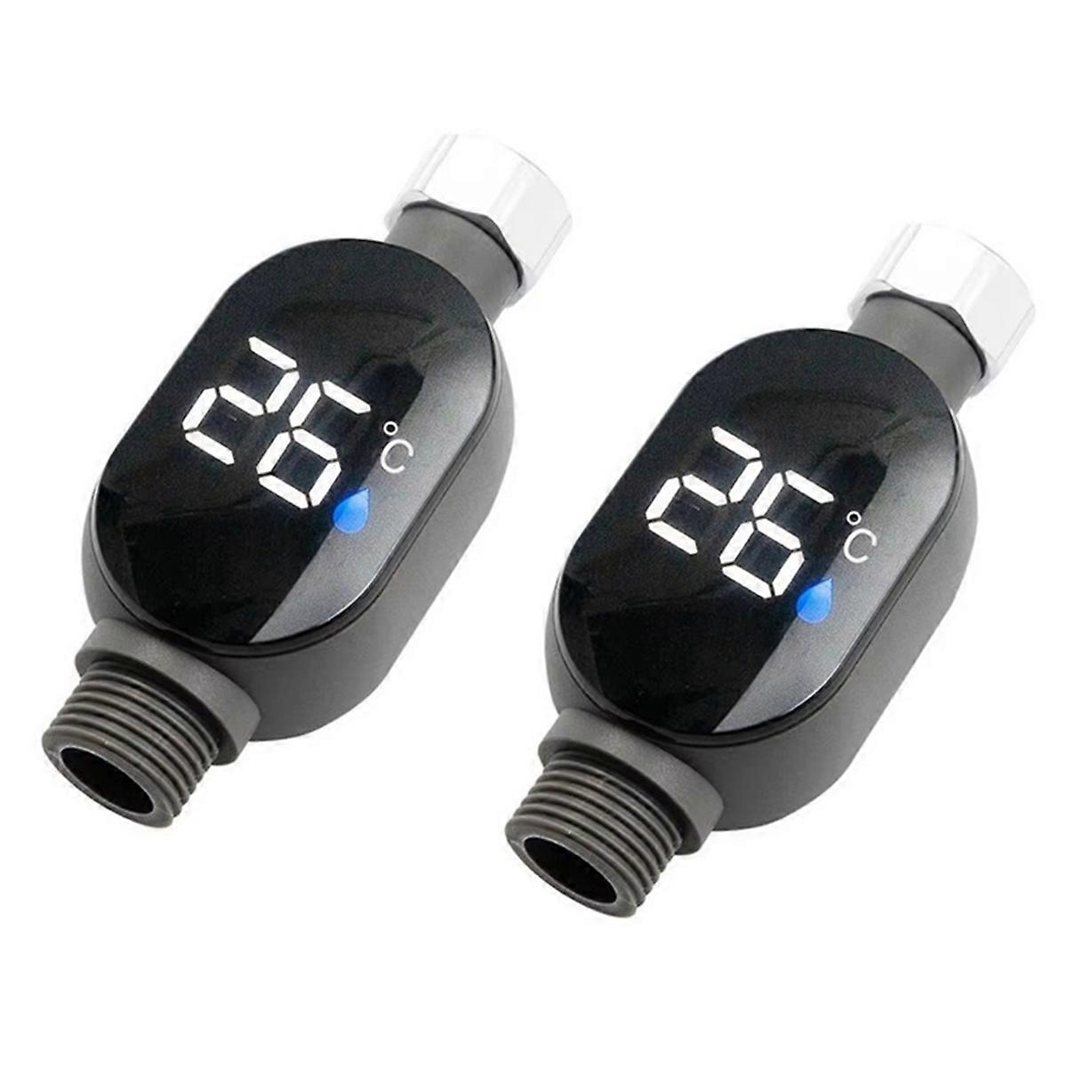 Shower Temperature Meter Led Digital Display Temperature Meter Instant-Read Temperature Meter Bath Thermostat for Home