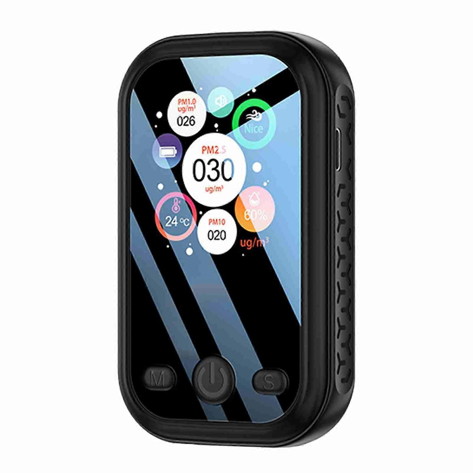Detector de qualidade do ar Testador de qualidade do ar interno portátil PM2.5 PM10 PM1.0 com tela colorida de alta precisão 1,9 polegadas