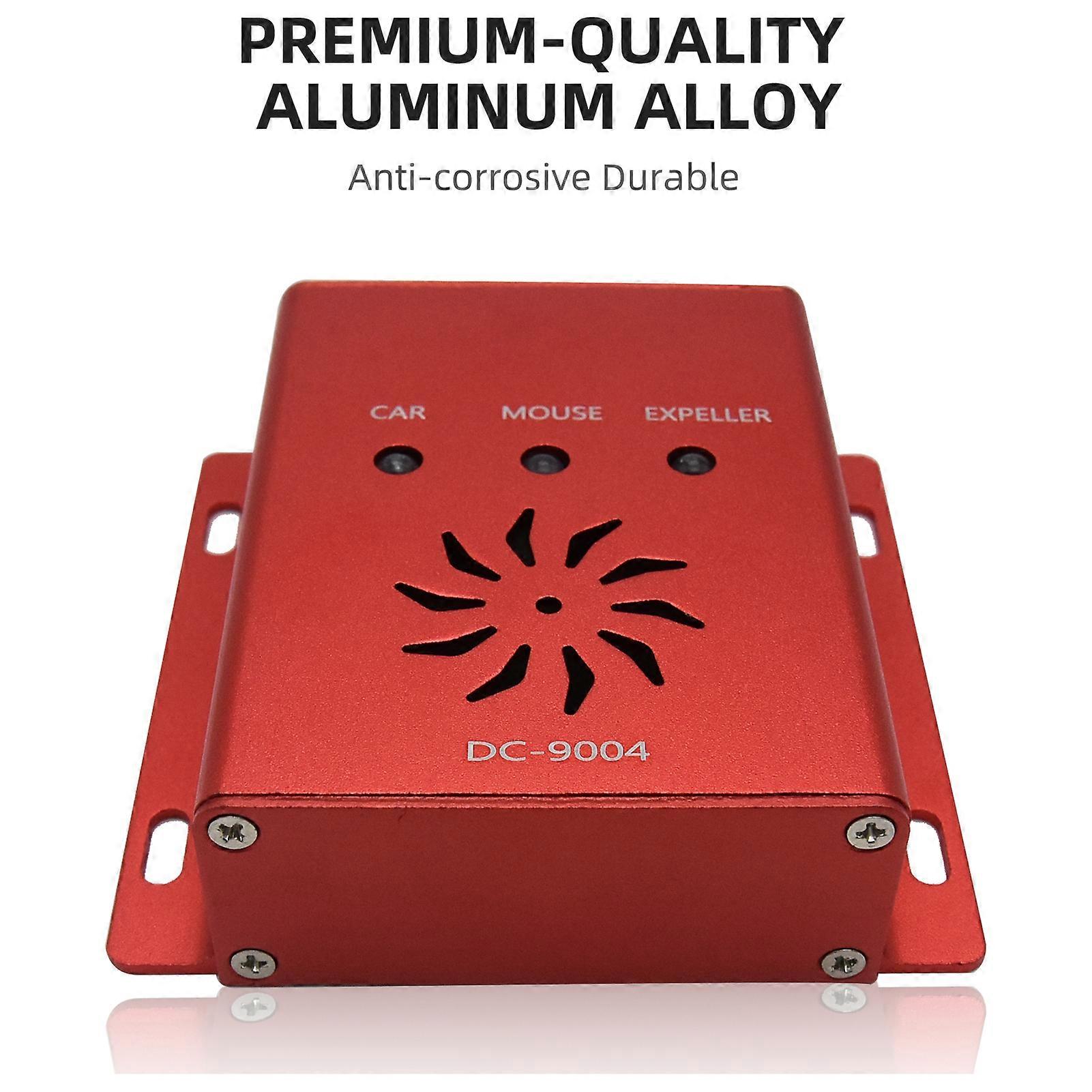 Ultrasonic Car Mice Repeller Ultrasonic Pest Repeller Aluminum Alloy Mice Repeller Electronic Mice Car Deterrent Humane Harmless Mice Repeller