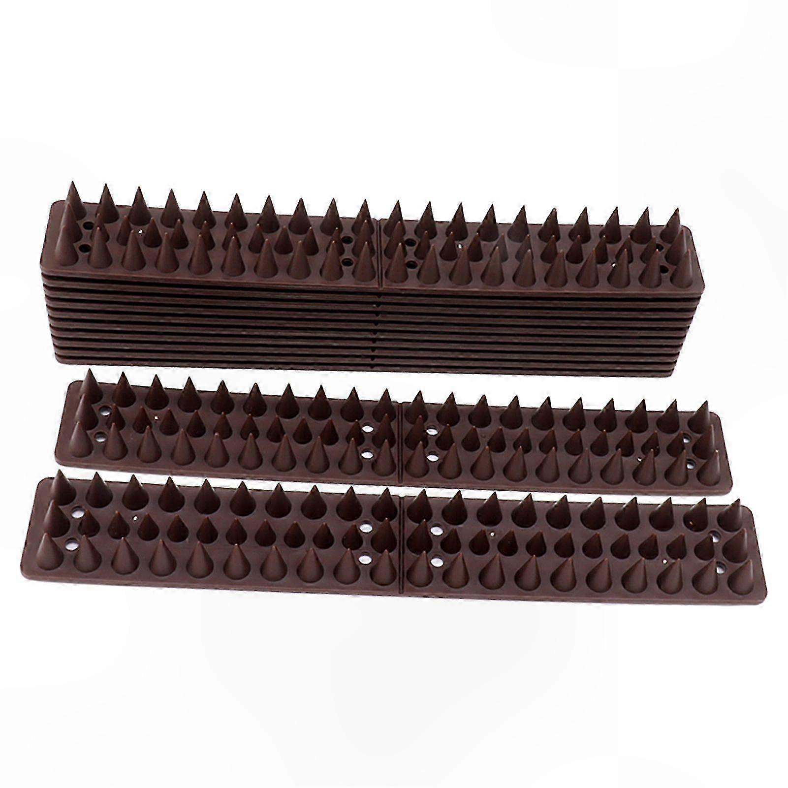 Plastic Bird Deterrent Spikes, 12PCS Easy Install for Small Birds & Pests, Effective Wildlife Control Solution