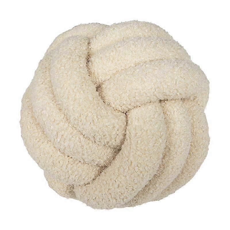 Hand-woven Knotted Ball Pillow Cashmere Roll Cushion Sofa Pillow Living Room Pillow
