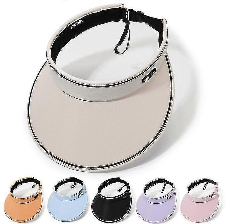 Womens Foldable UV-Protected Sun Visors with Hat for UV Protection