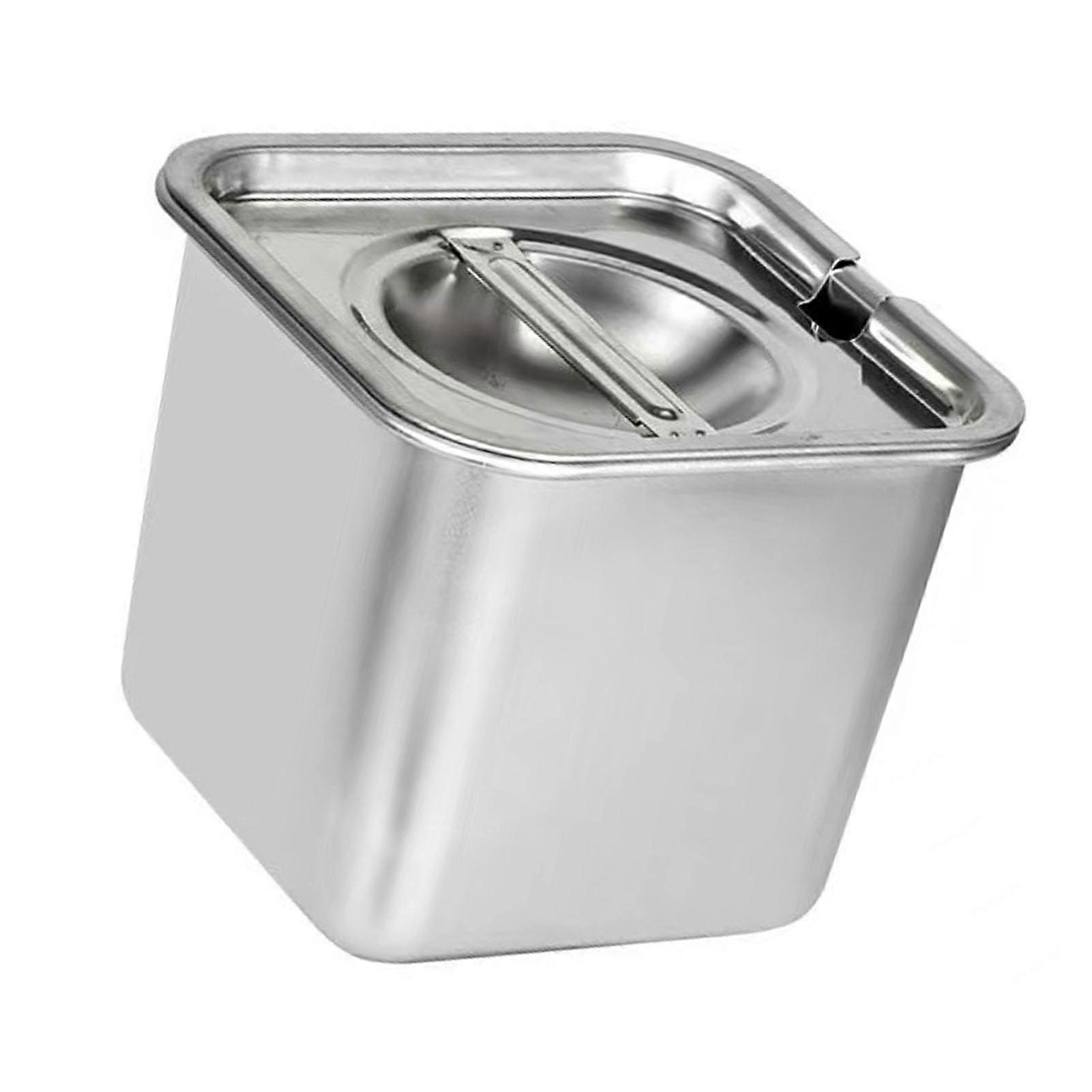 Stainless Steel Spice Box 14cm Anti-Rust Rounded Corner Storage