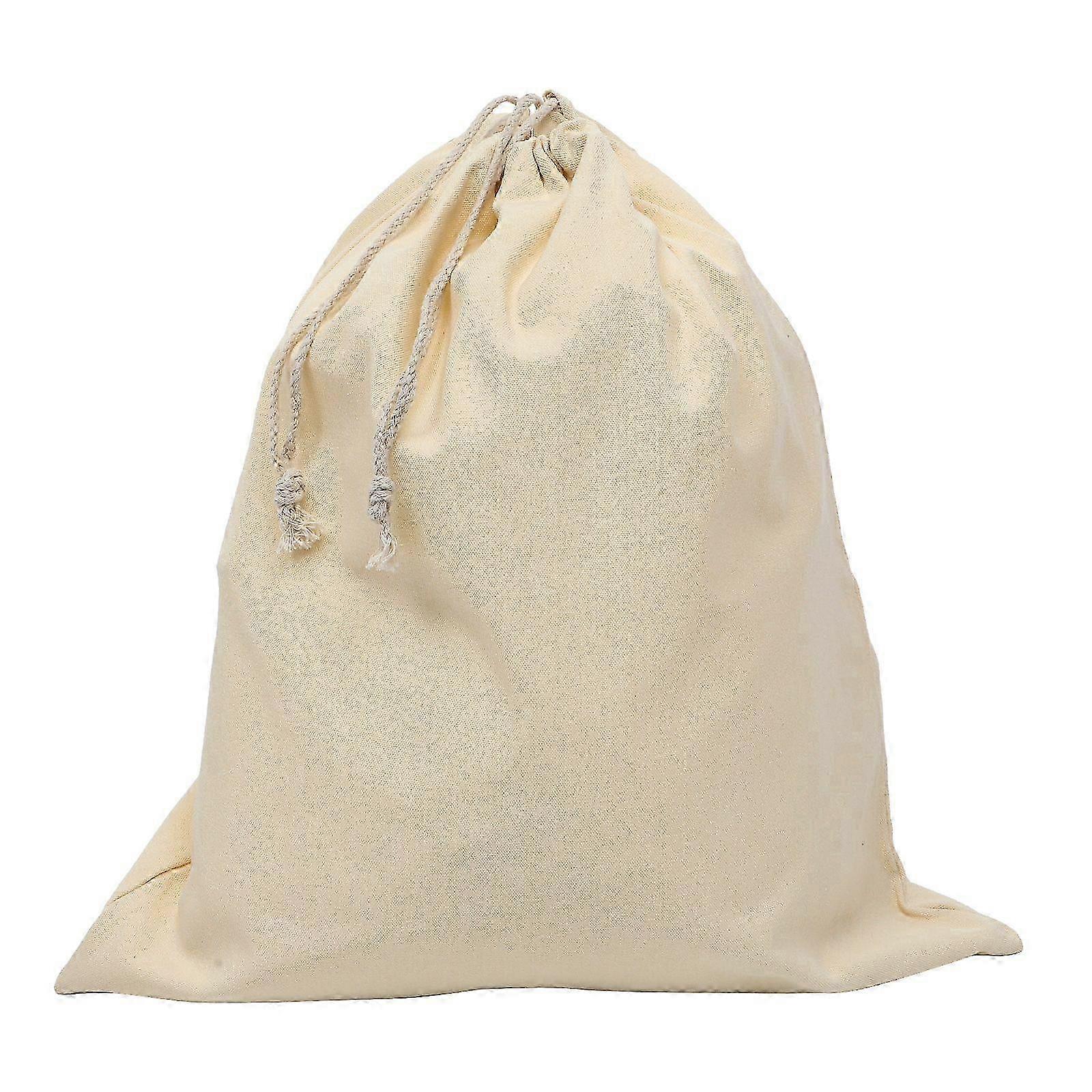 Extra Large Laundry Tote with Drawstring Closure - Durable Canvas Fabric for Travel and Hotel Stay Organization
