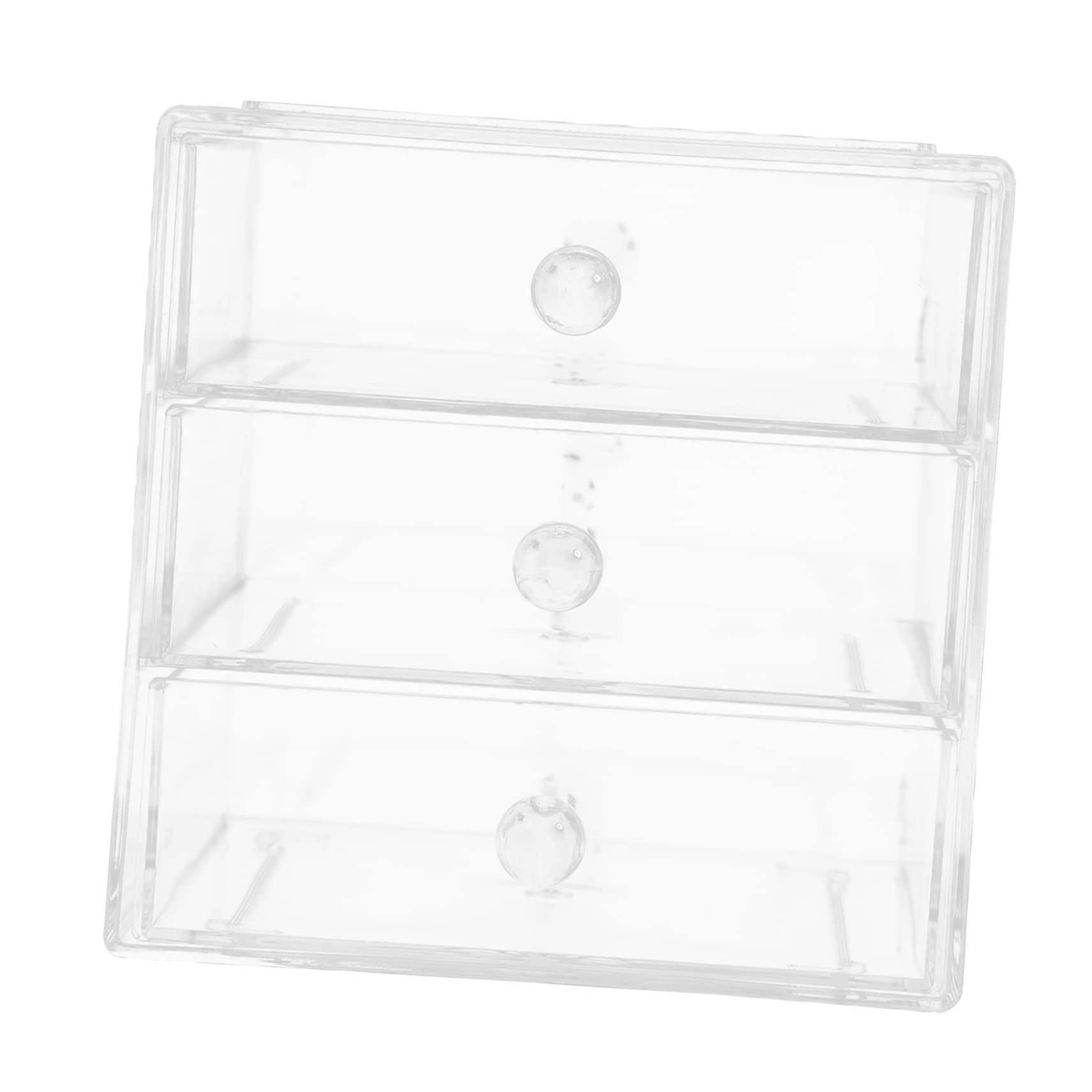 Acrylic Drawer Type Makeup Organizer Storage Box for Cosmetics Stationery
