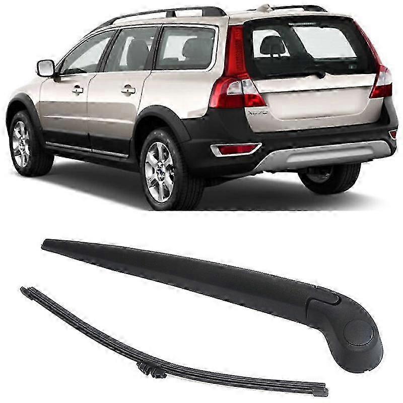 Wiper blade and arm assembly for Volvo XC70 V70 MK3 - 14" rear window fit 2007-2016